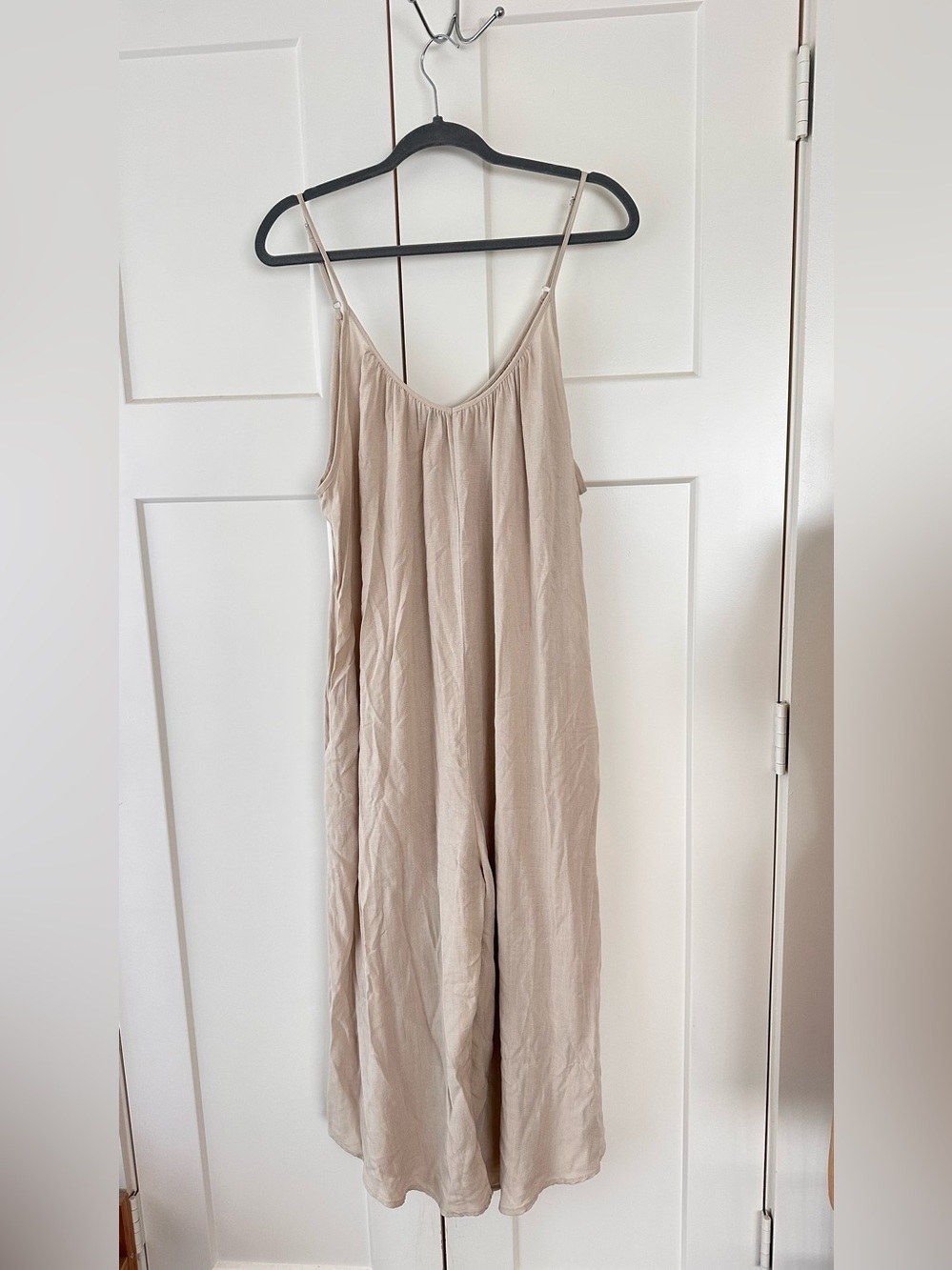 Boho Jumpsuit linen color Hunter & Brown NWOT